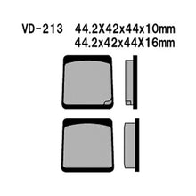 Vesrah Semi-Metallic Brake Pads - VD-213 [MPN: VD-213]_1084383
