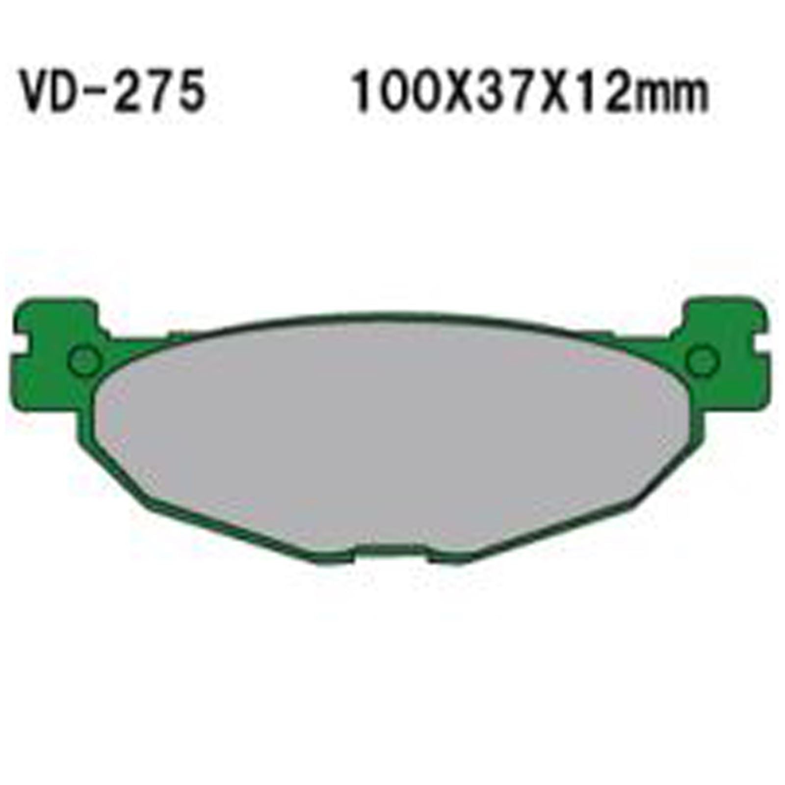 Vesrah Semi-Metallic Brake Pads - VD-275 [MPN: VD-275]_584028
