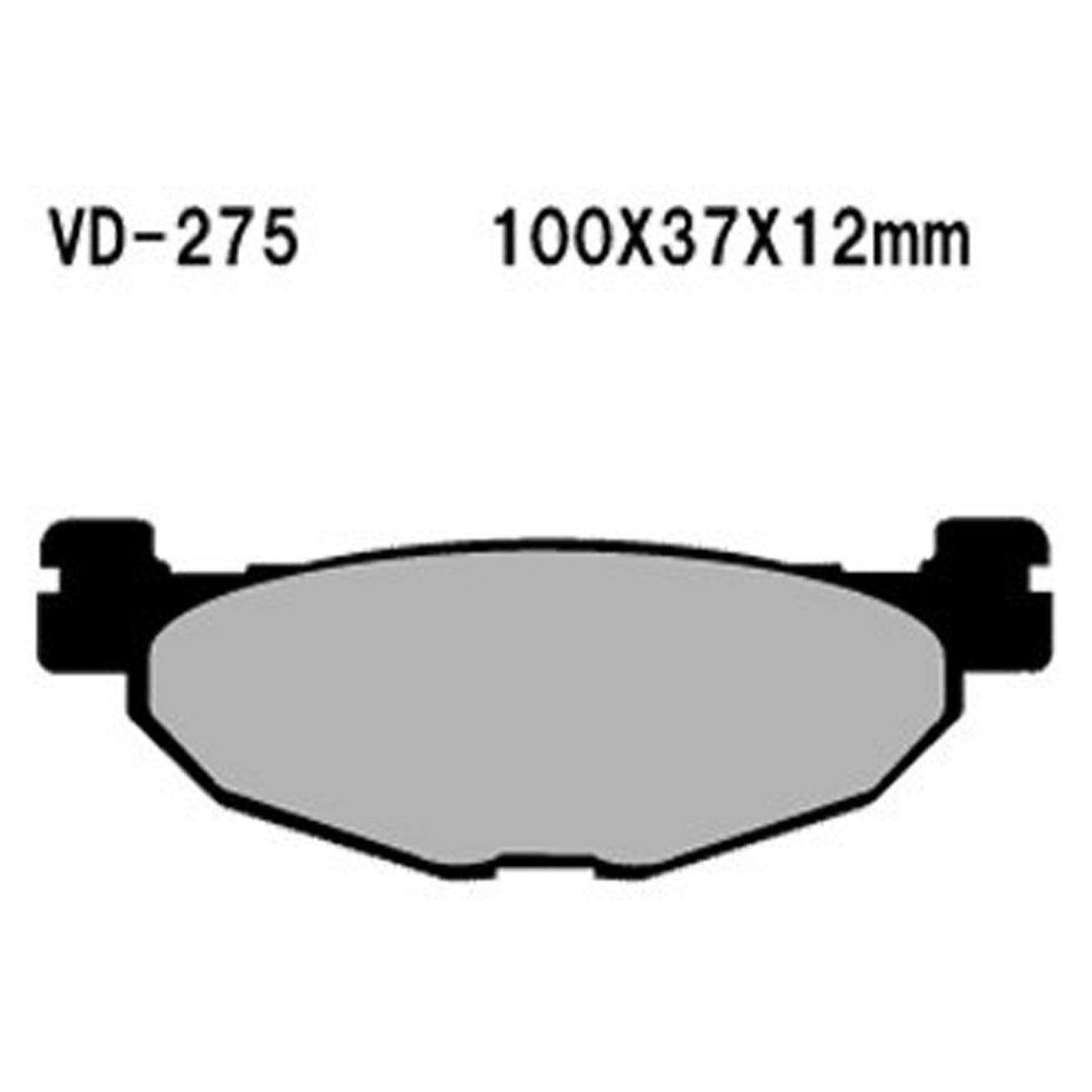 Vesrah Semi-Metallic Brake Pads - VD-275 [MPN: VD-275]_584029