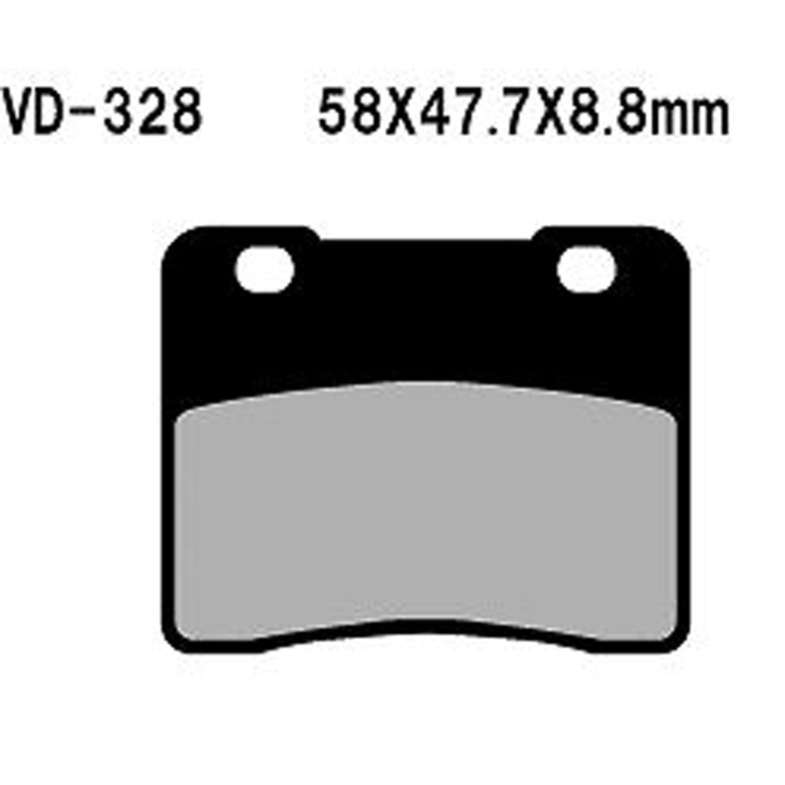 Vesrah Semi-Metallic Brake Pads - VD-328 [MPN: VD-328]_584048