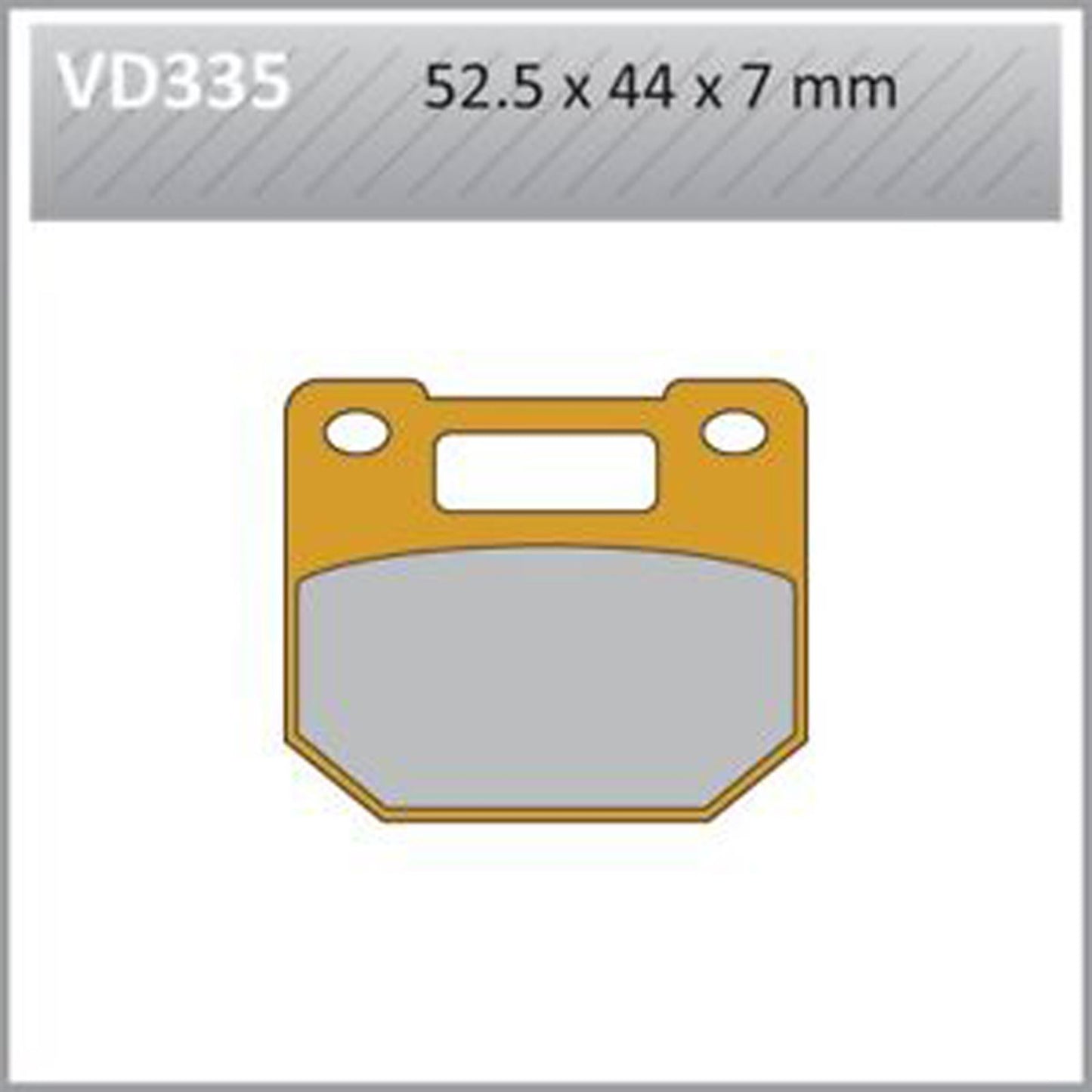 Vesrah Semi-Metallic Brake Pads - VD-335 [MPN: VD-335]_584051