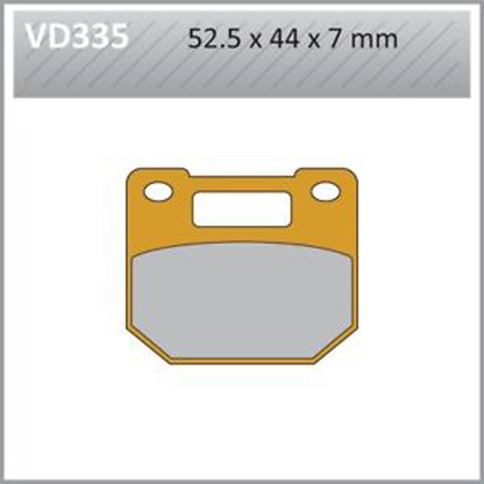 Vesrah Semi-Metallic Brake Pads - VD-335 [MPN: VD-335]_584051