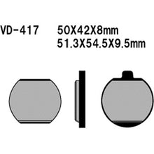 Vesrah Semi-Metallic Brake Pads - VD-417 [MPN: VD-417]_584089