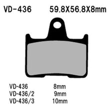 Vesrah Semi-Metallic Brake Pads - VD-436/3 [MPN: VD-436/3]_584115