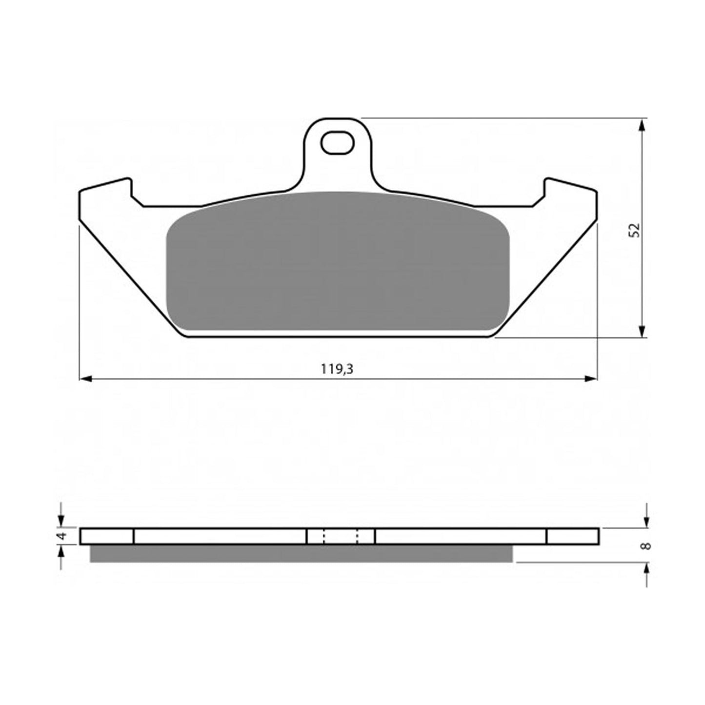 Vesrah Semi-Metallic Brake Pads - VD-924 [MPN: VD-924]_584129