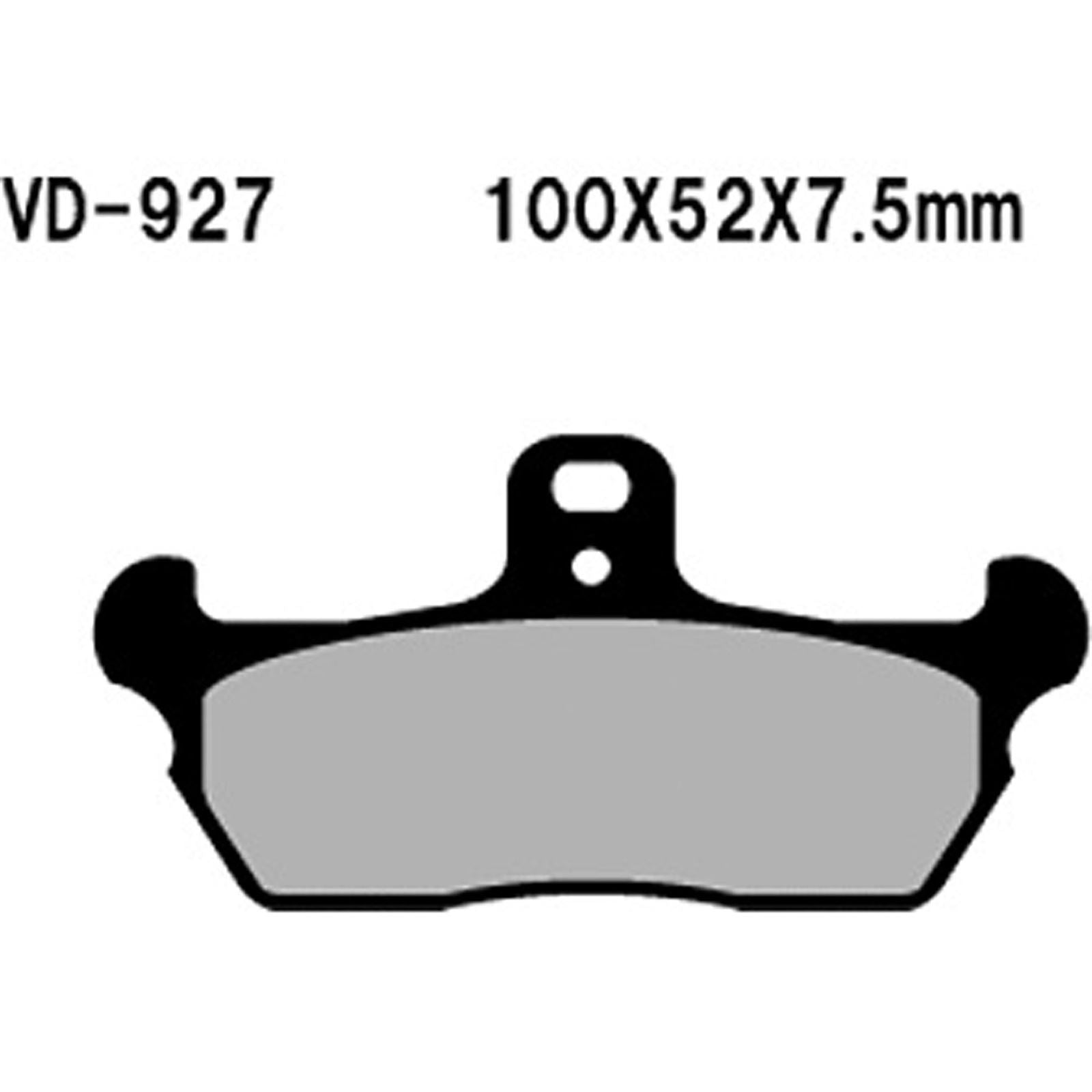 Vesrah Semi-Metallic Brake Pads - VD-927 [MPN: VD-927]_584131