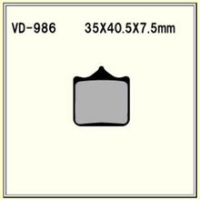 Vesrah Semi-Metallic Brake Pads - VD-986 [MPN: VD-986]_584167