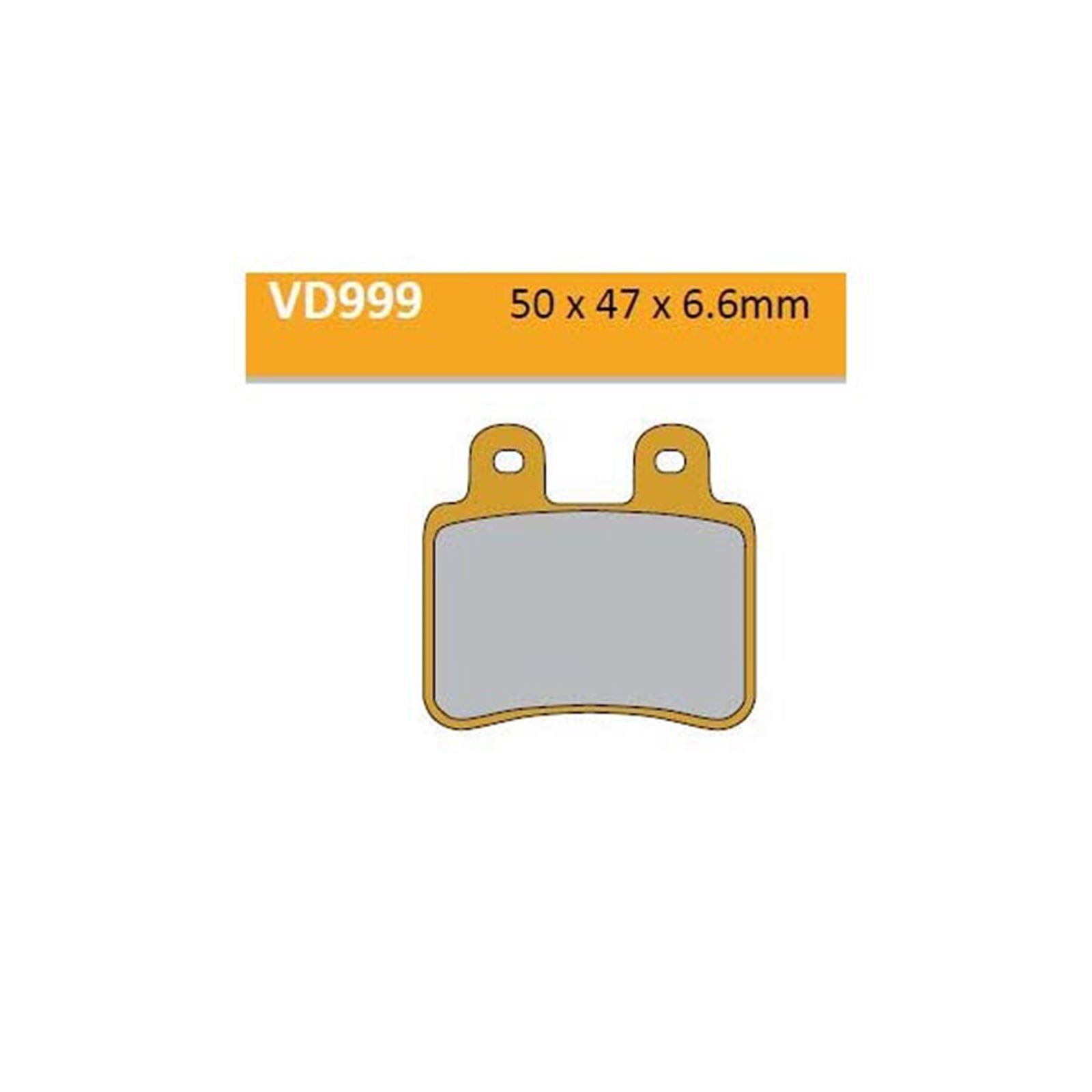 Vesrah Semi-Metallic Brake Pads - VD-999 [MPN: VD-999]_584170