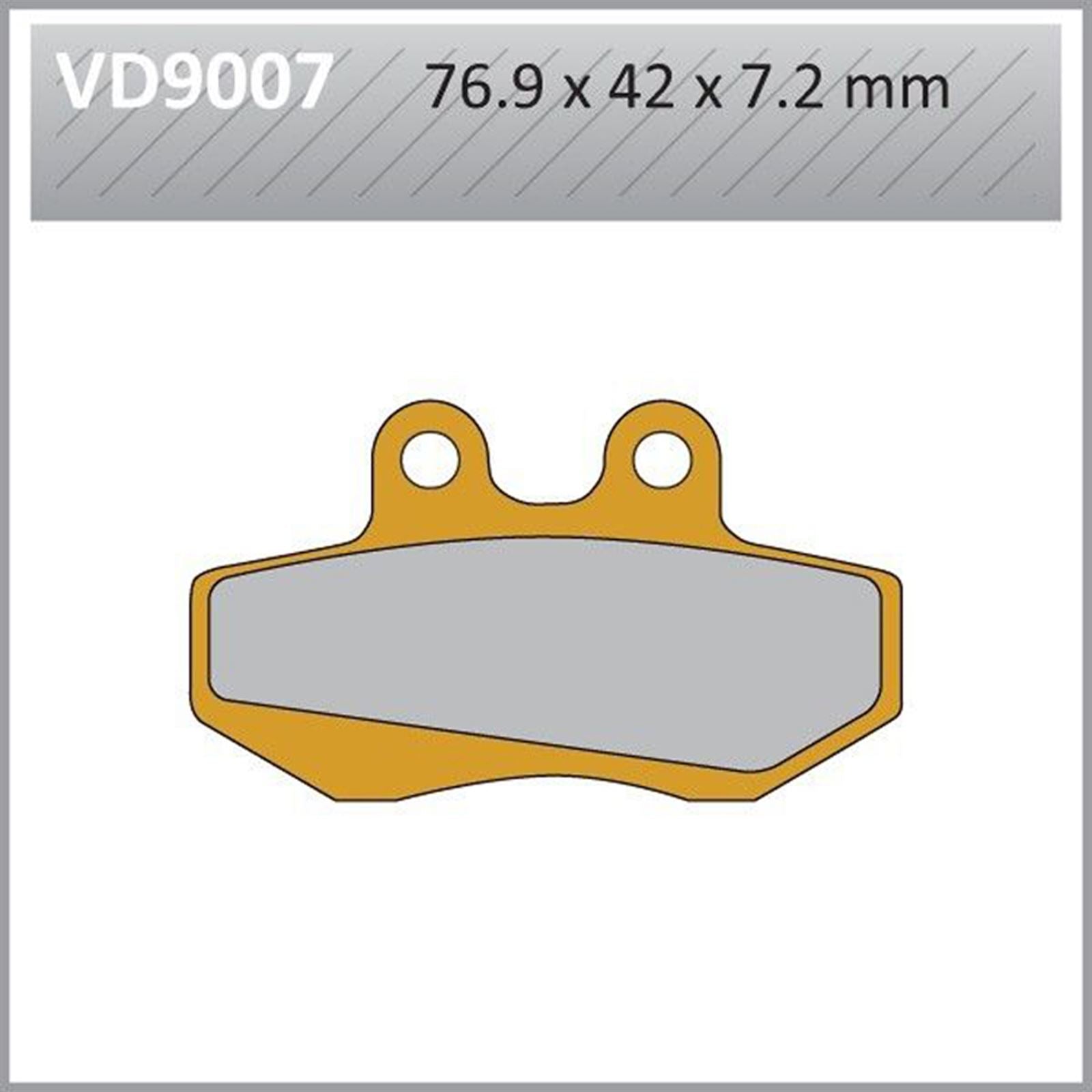 Vesrah Semi-Metallic Brake Pads - VD-9007 [MPN: VD-9007]_584174