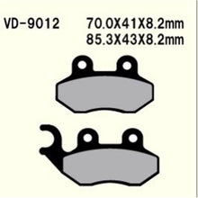 Vesrah Semi-Metallic Brake Pads - VD-9012 [MPN: VD-9012]_584177