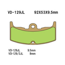Vesrah SIntered Metal Brake Pads - VD-129JL [MPN: VD-129JL]_584196