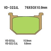 Vesrah SIntered Metal Brake Pads - VD-322/2JL [MPN: VD-322/2JL]_1084361