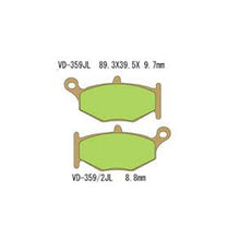 Vesrah SIntered Metal Brake Pads - VD-359/2JL [MPN: VD-359/2JL]_584285