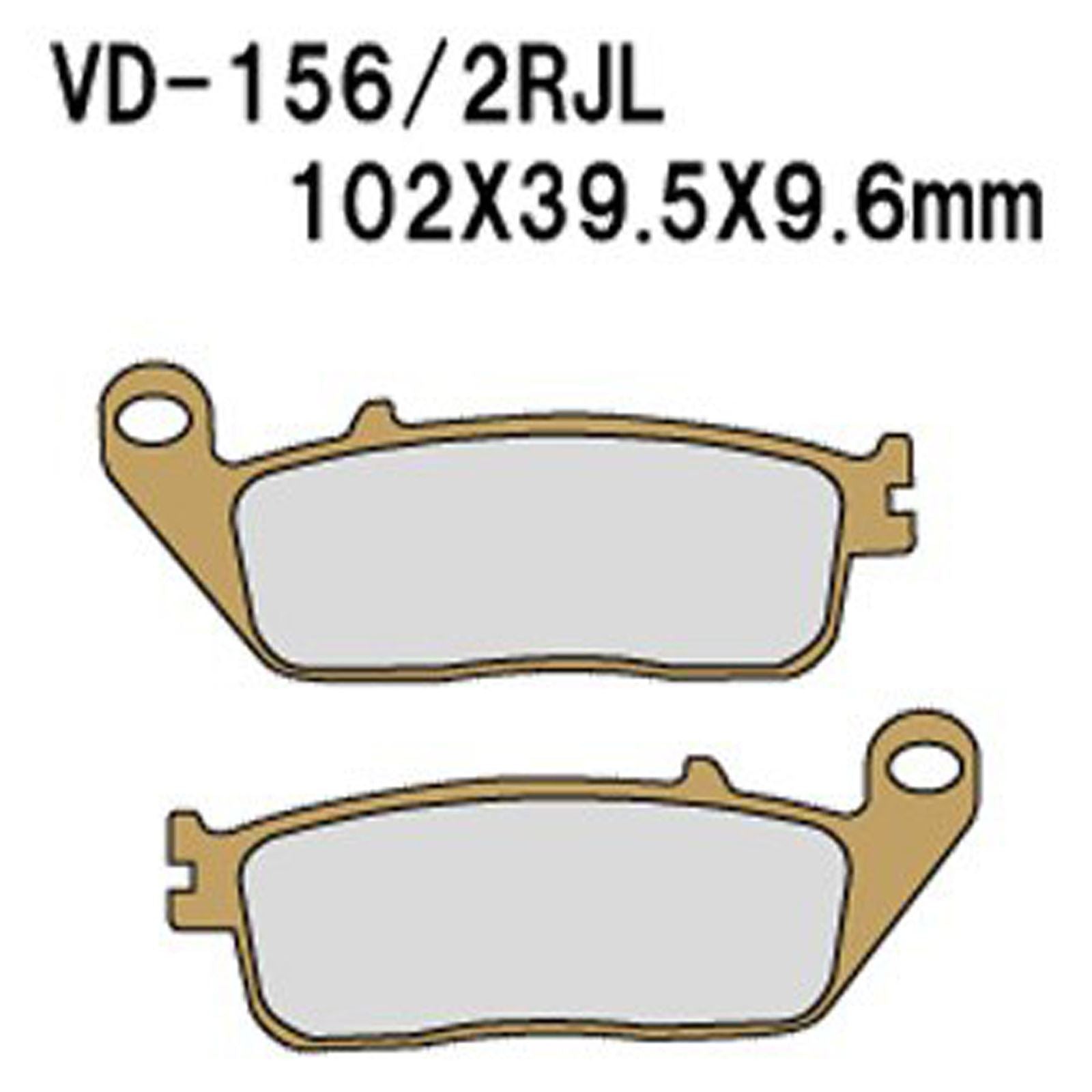 Vesrah Brake Pads (VD-156RJL) [MPN: VD-156RJL]_585591