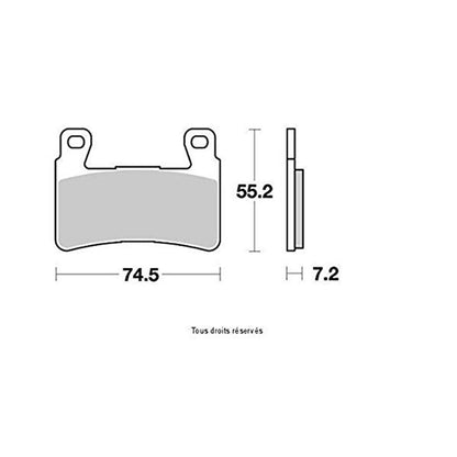 Vesrah Brake Pads (VD-166RJL) [MPN: VD-166RJL]_585594
