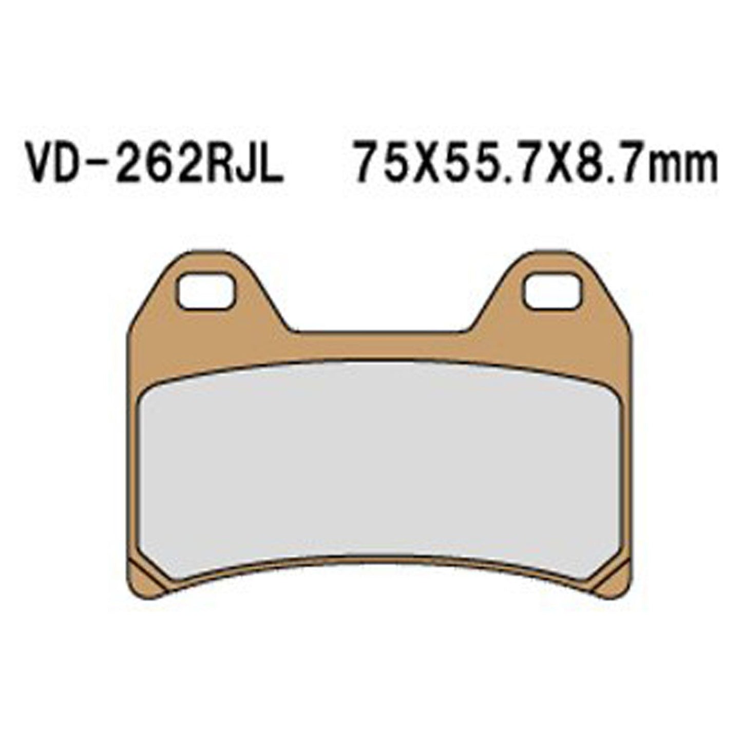 Vesrah Brake Pads (VD-262RJL) [MPN: VD-262RJL]_585605