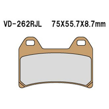 Vesrah Brake Pads (VD-262RJL) [MPN: VD-262RJL]_585605