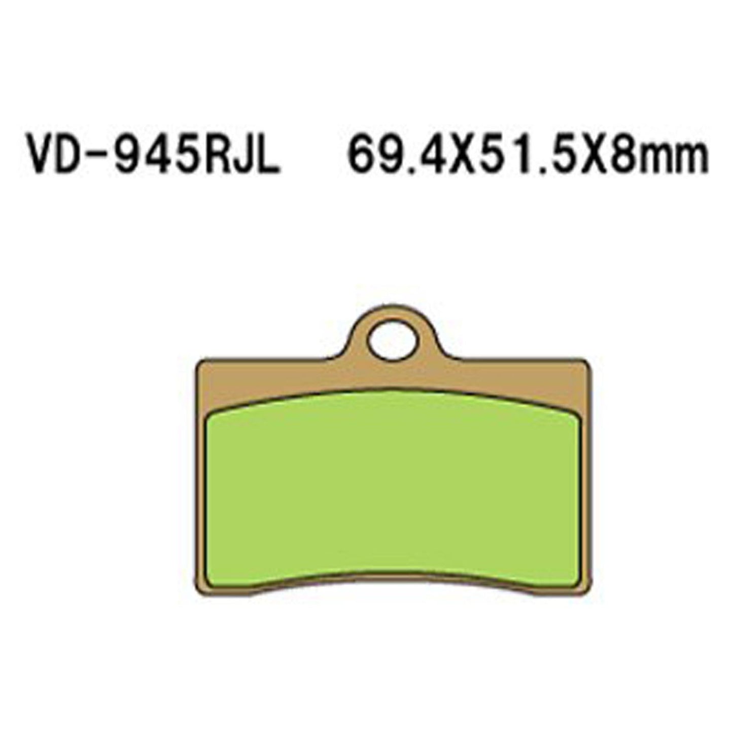Vesrah Brake Pads (VD-945RJL) [MPN: VD-945RJL]_585636