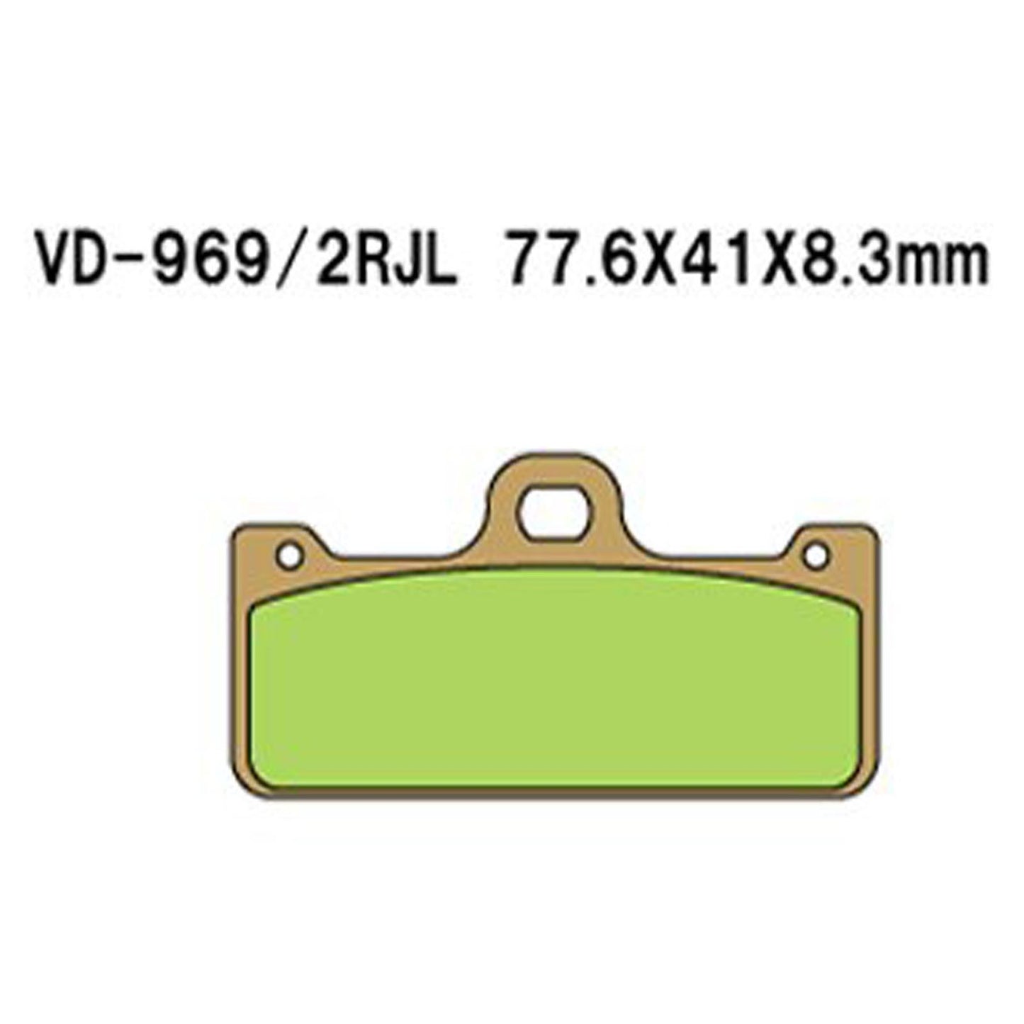 Vesrah Brake Pads (VD-969/2RJL) [MPN: VD-969/2RJL]_585637