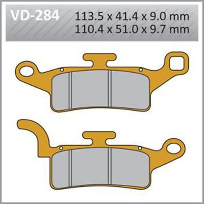 Vesrah Brake Pads (VD-284) [MPN: VD-284]_585646