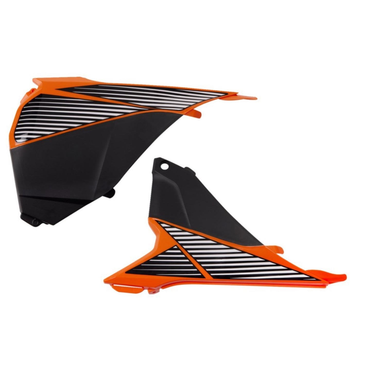 Polisport Air Filter Box Cover KTM 125/250 SX IPD Orange KTM/Black CLOSEOUT 8454300004_1768116