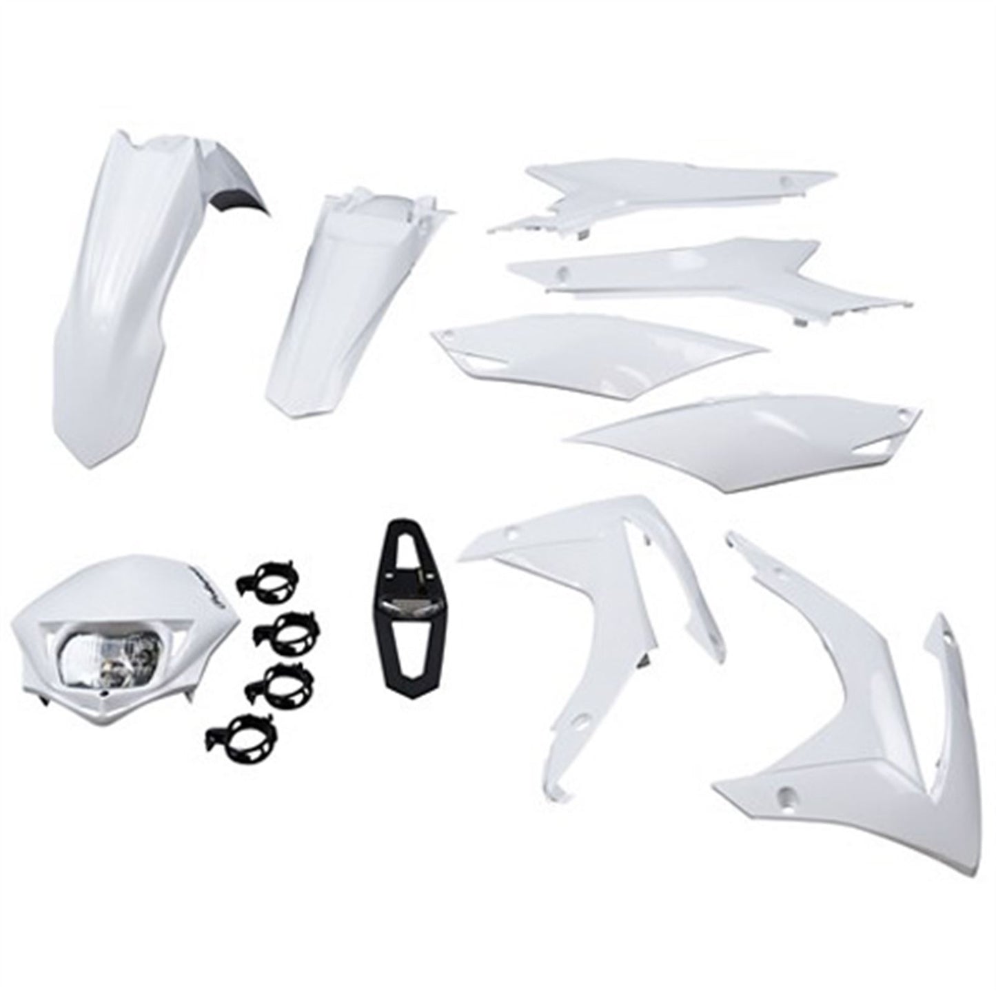 Polisport Complete Kit / CRF450R  OEM Color, White 90567_585960