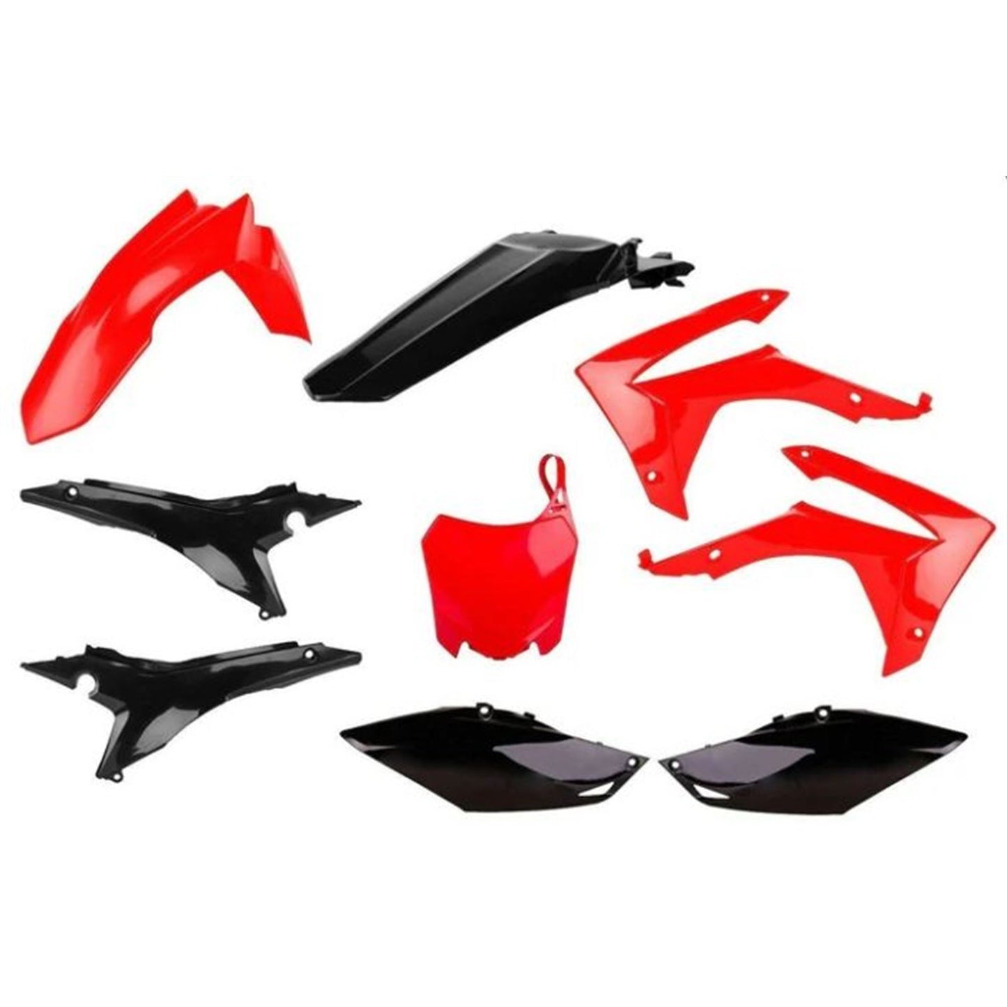 Polisport Mx Complete Kit for Honda - Red/Black 90833_1096158