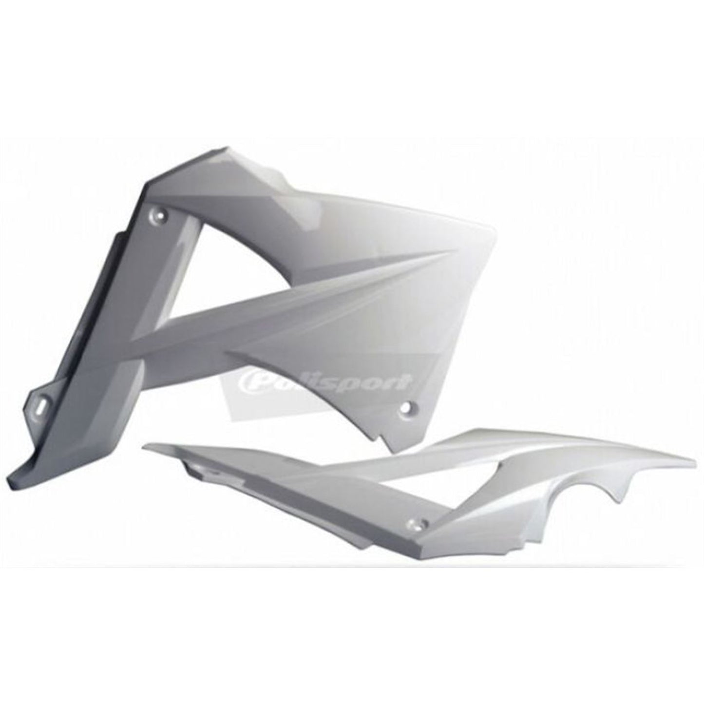 Polisport Radiator Scoops for Gas Gas - White 8413300008_1097130