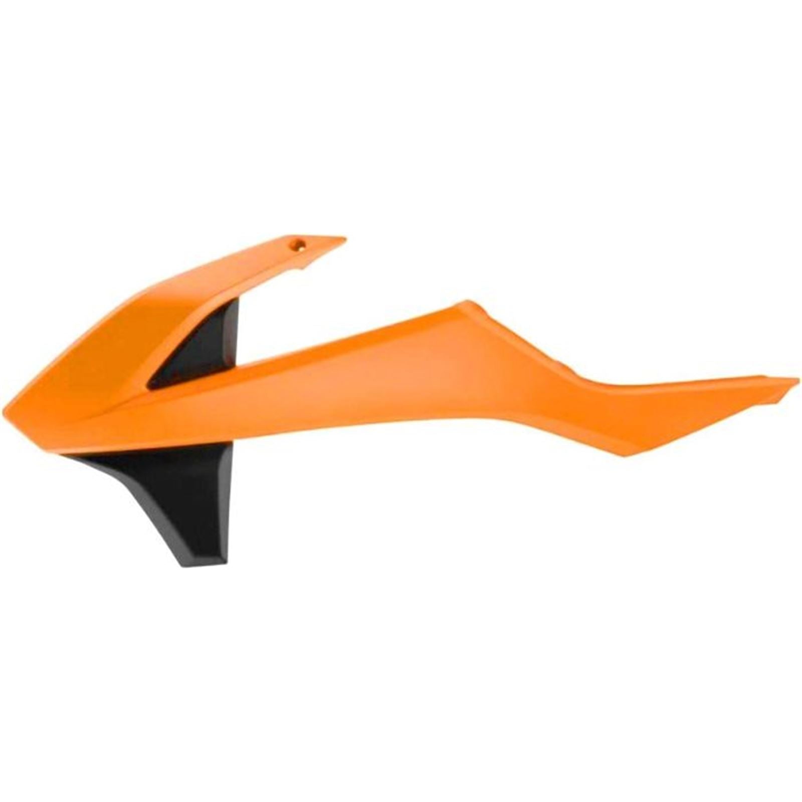 Polisport Radiator Scoops for KTM - Flo Orange/Black 8417800008_1097135