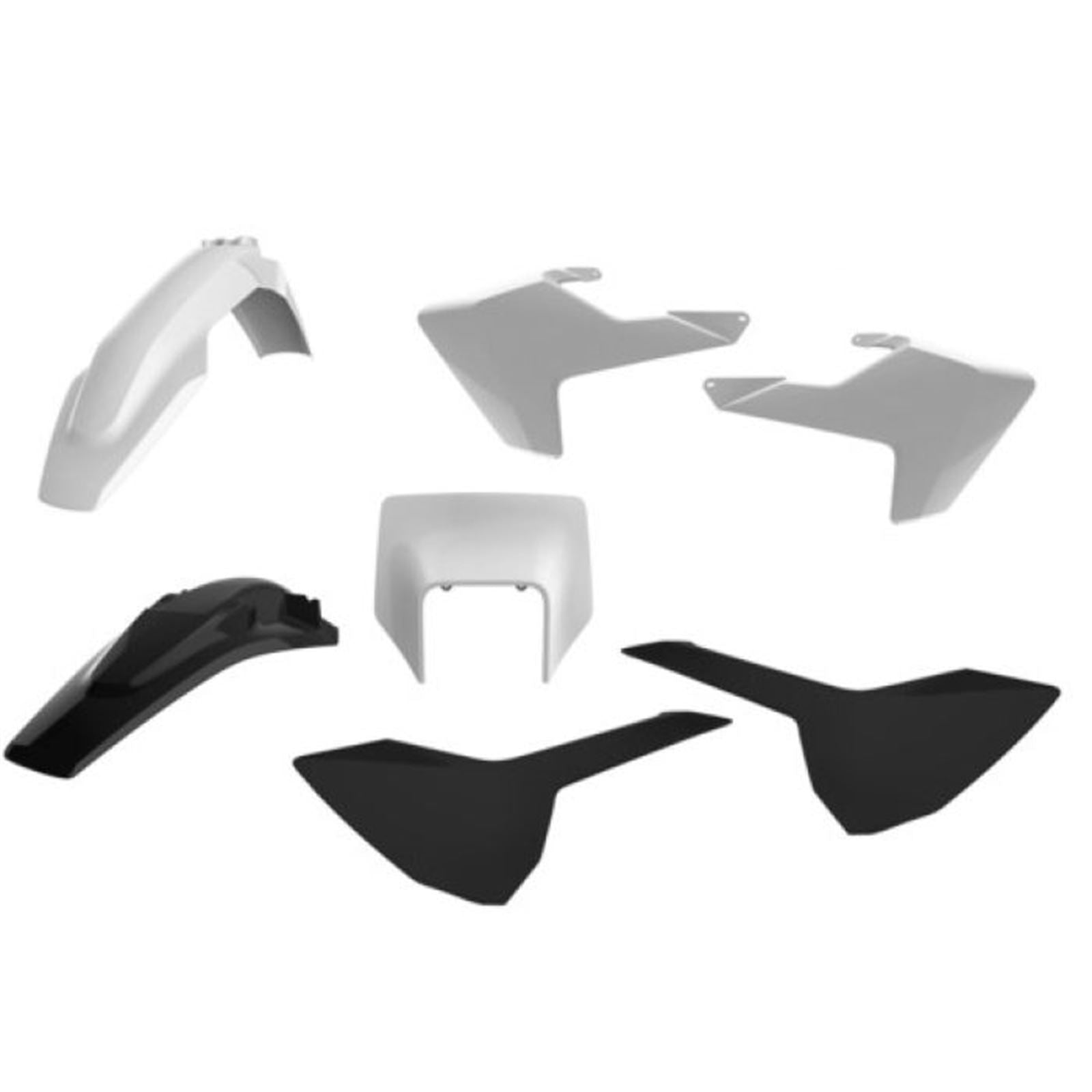 Polisport Enduro Kit - White/Black 90896_1096258