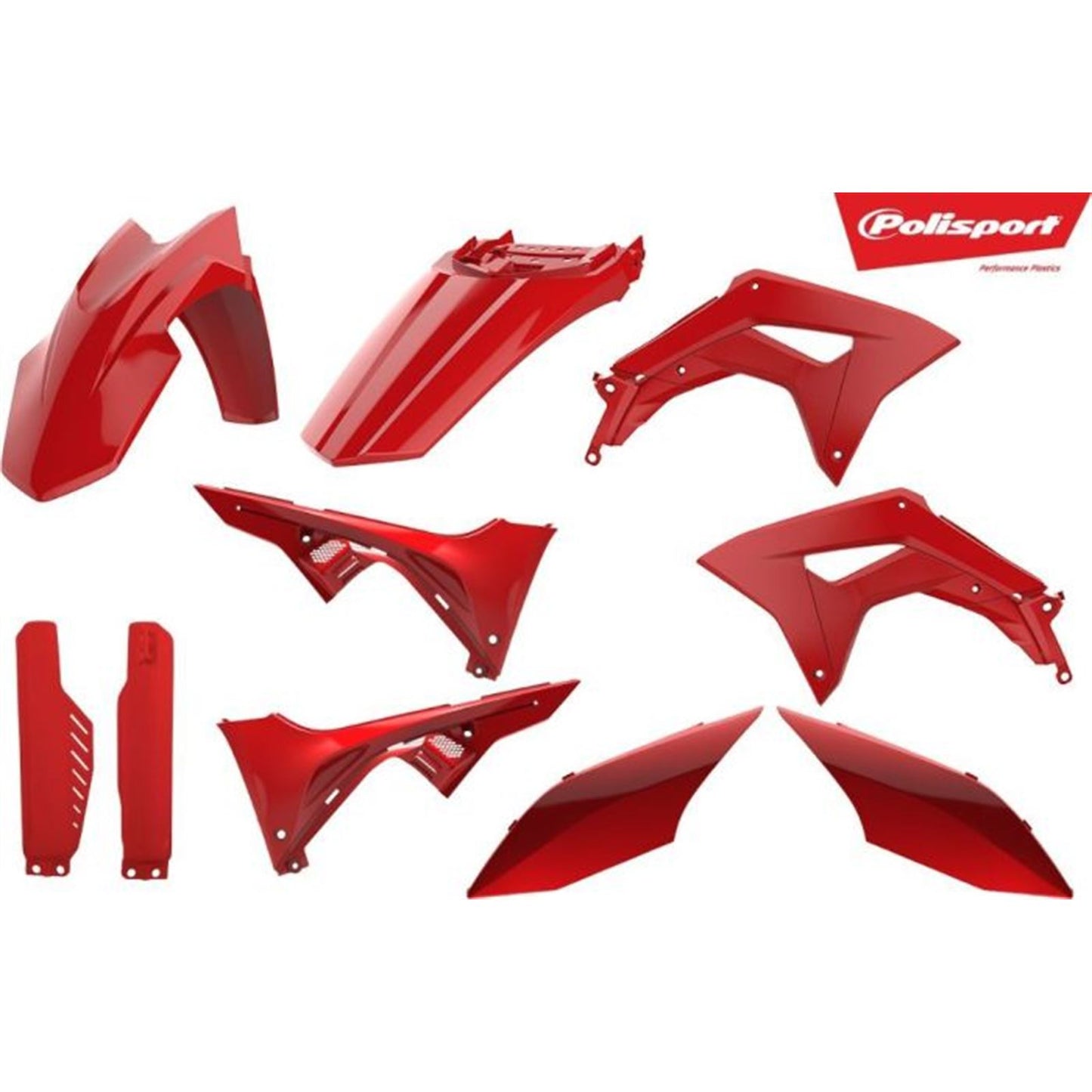 Polisport Mx Complete Kit, Red 90846_1096319