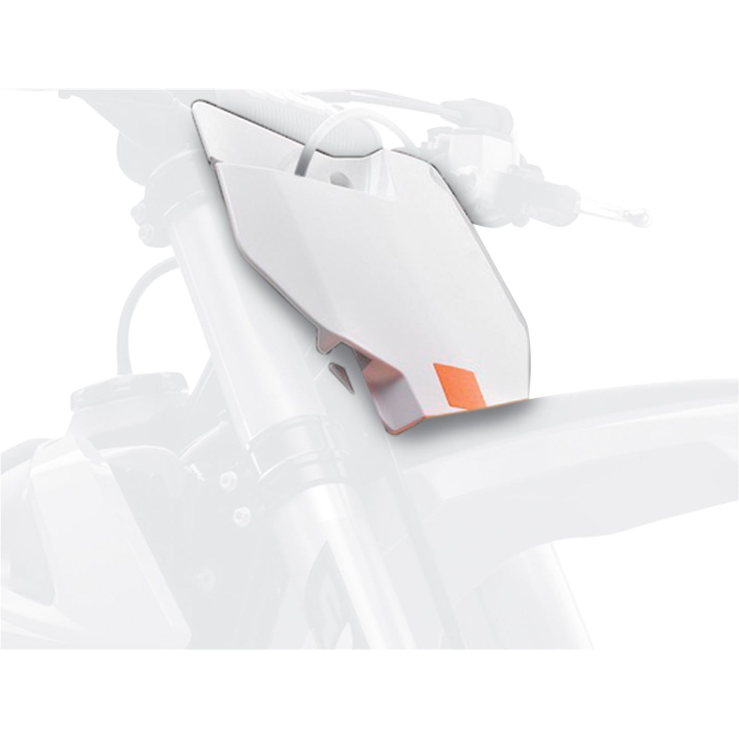 Polisport Number Plate - White 8666400008_912224