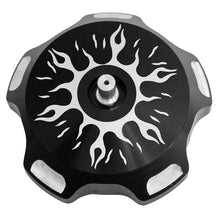 Modquad Billet Gas Cap Black Flames GC1-FBLK_193857