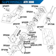 Super Winch ATV3000 T-Series Baseplate Assembly [MPN: 87-41354]_589995
