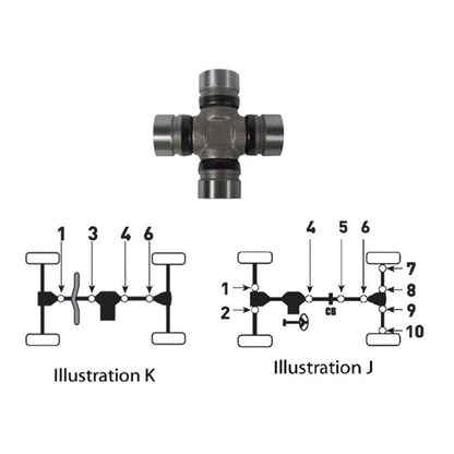 Bronco U Joint Kit for Kawasaki Mule/ Teryx [MPN: AT-08539]_997660