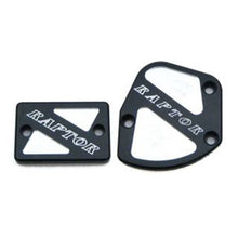Modquad Throttle & Brake Cover Set - Black Logo - Raptor TSET1-RBLK-07_859859