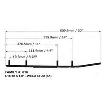 SPI Sports Parts Inc Defender Hardweld Runners, For Yamaha WB-000-616_998734