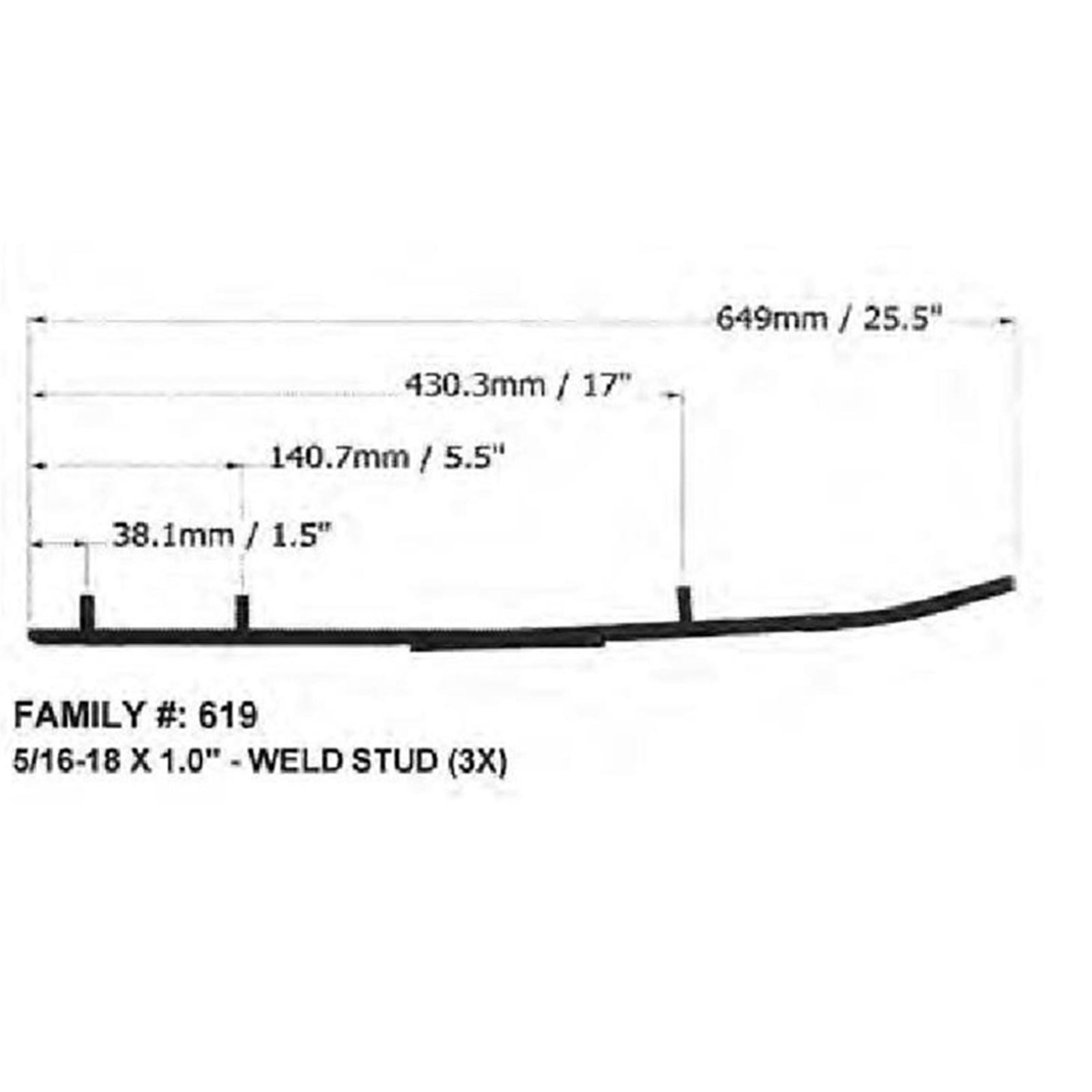 SPI Sports Parts Inc Defender Hardweld Runners, For Yamaha WB-000-619_998737