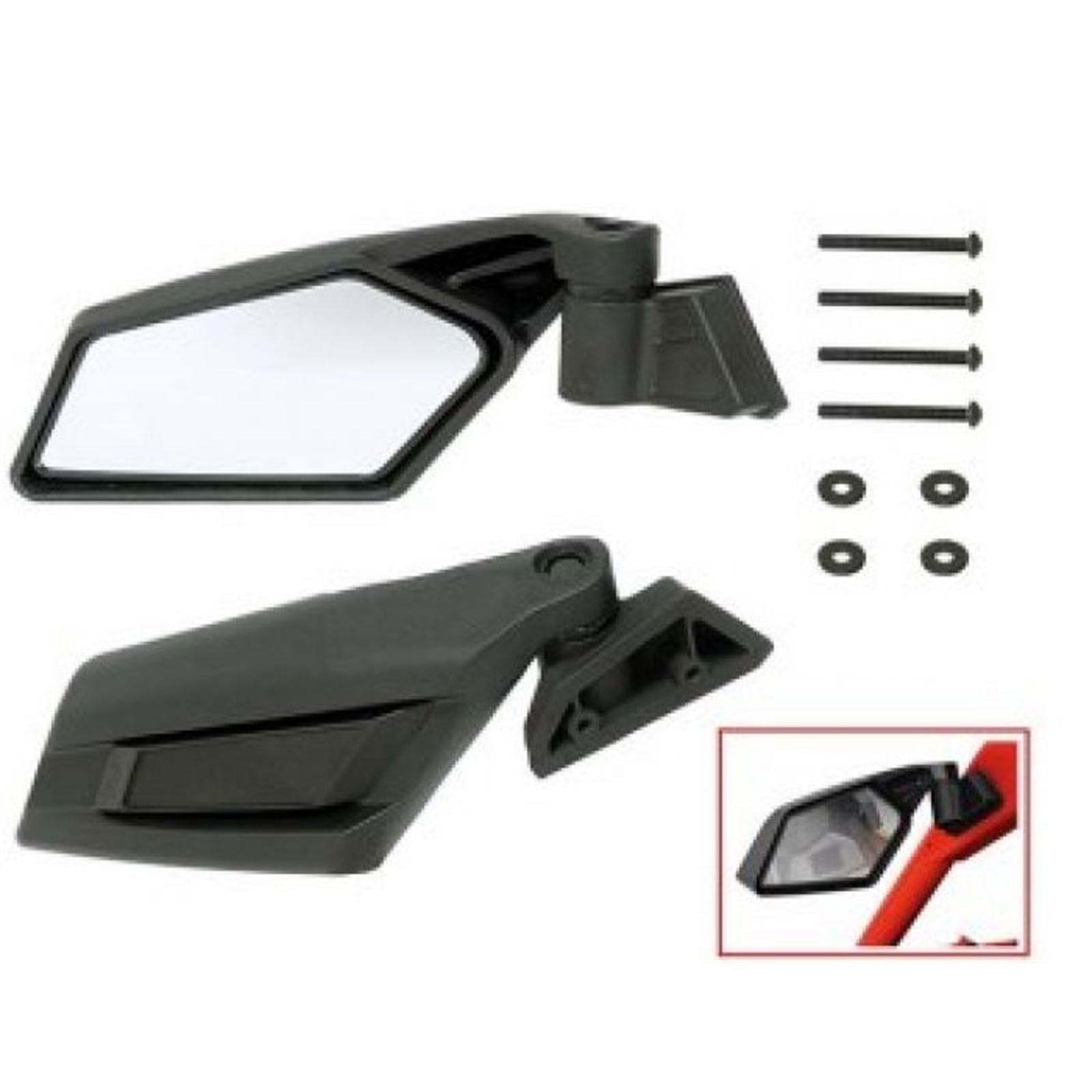 Bronco UTV Side View Mirrors - Pair of Mirrors AC-12357_1086362