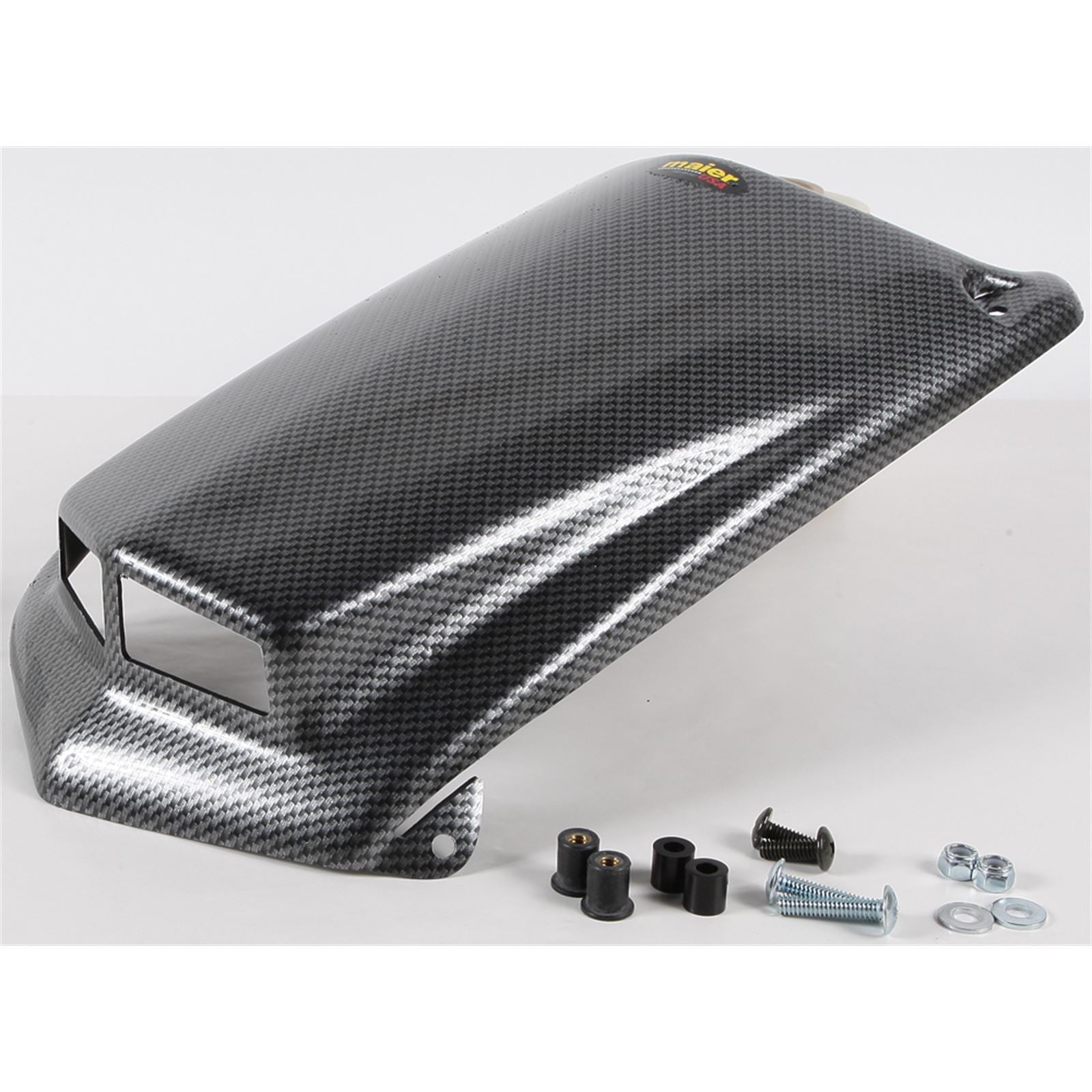 Maier Scooped Hood - TRX450R - Black/Carbon Fiber 50973-30_193951