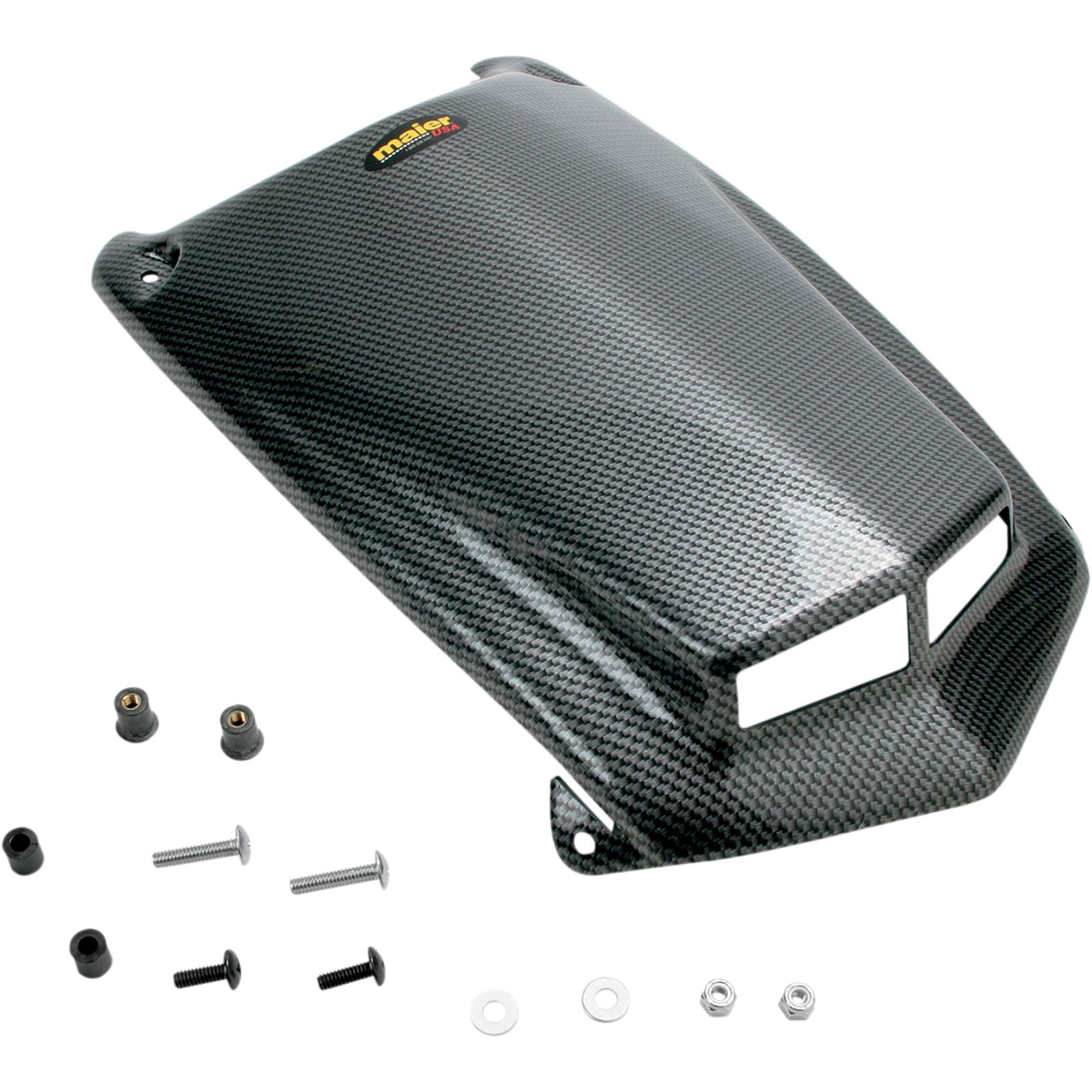 Maier Scooped Hood - TRX450R - Black/Carbon Fiber 50973-30_423895
