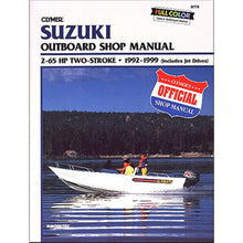 Clymer Manual For Suzuki 2-Stroke Outboard 2-65 HP '92-99 [MPN: B778]_861729