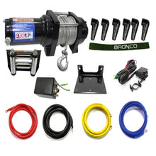 Bronco 2500lb Winch - Steel Cable + Winch Accessory Kit AC-12015-AC-12116_1389059