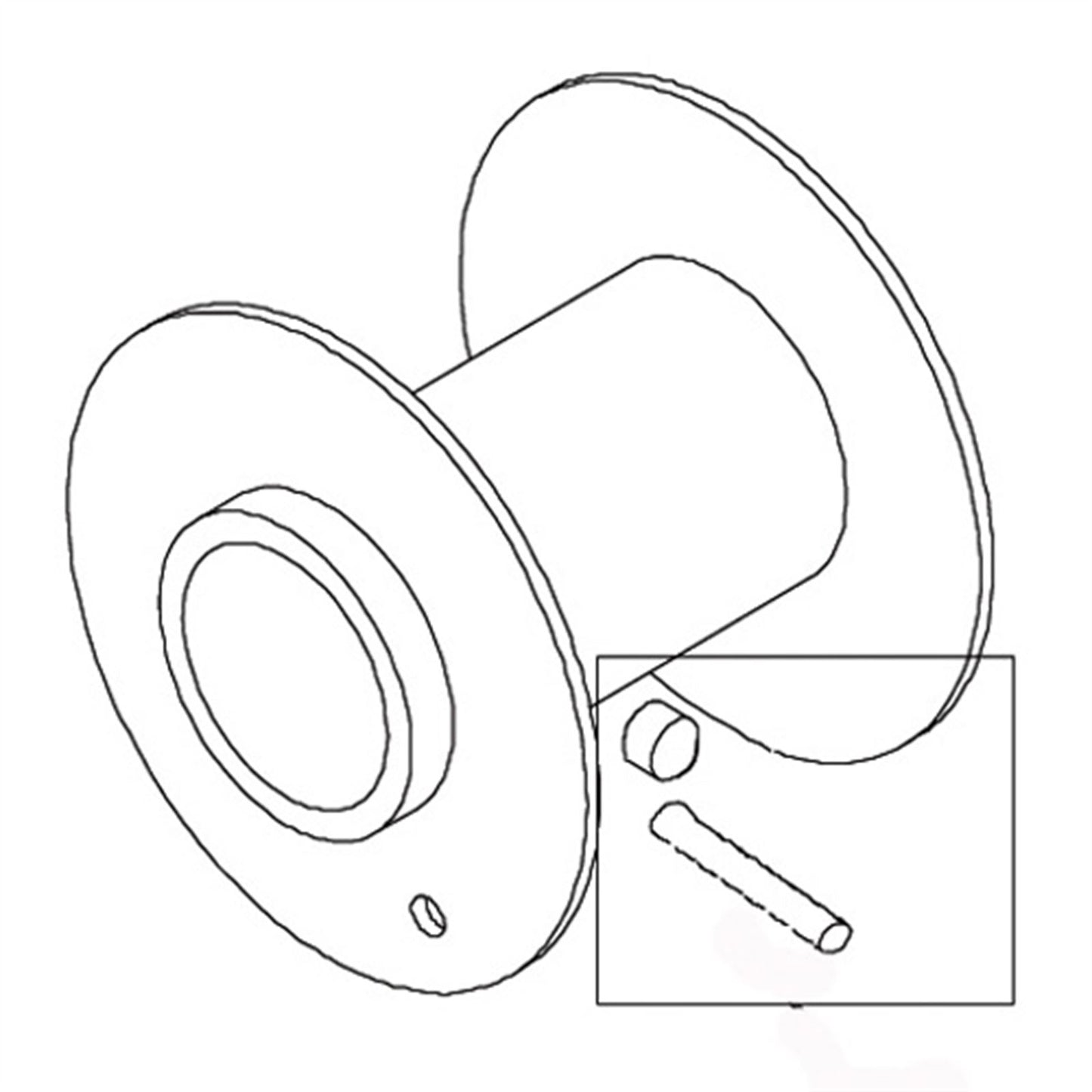 Bronco Replacement Drum Assembly For 6212002 Winch AC-12002I_1087019