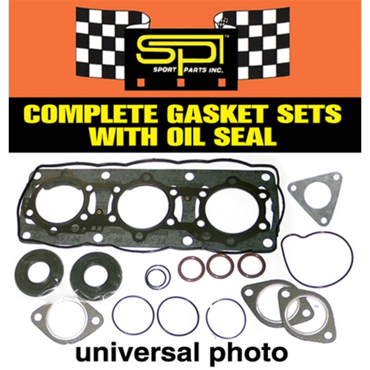 SPI Sports Parts Inc Full Gasket Set for Polaris Snowmobiles 1999-2003 [MPN: 09-711238]_1087091