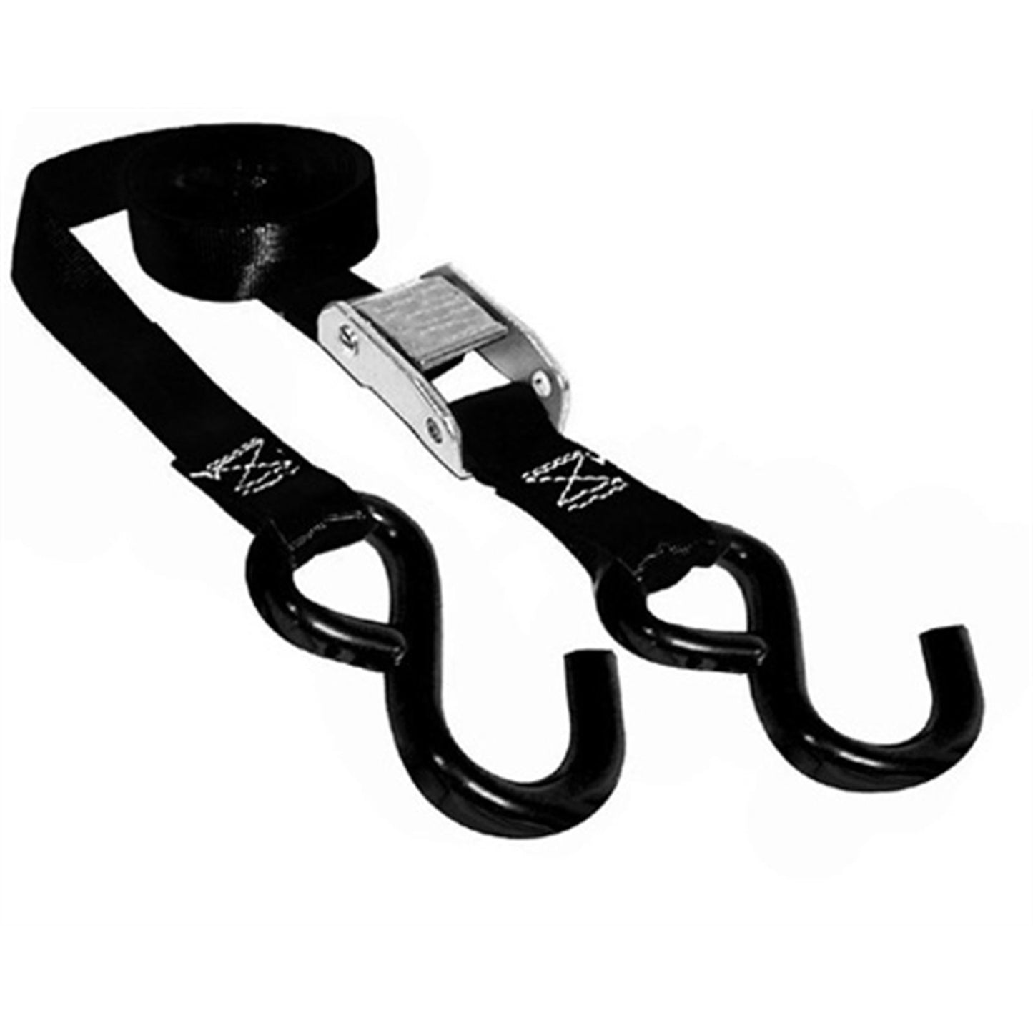 SPI Sports Parts Inc Tie Down Straps 1" X 66" - 2000 LB. Load Capacity - Black 12-140_1105314