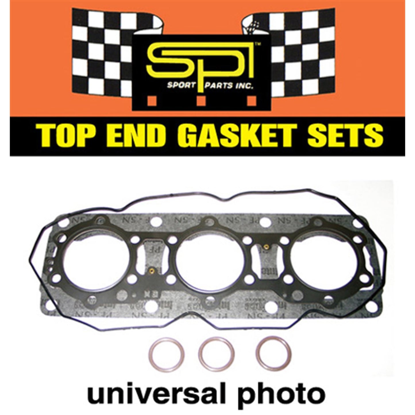 SPI Sports Parts Inc Top End Gasket Set for Polaris Snowmobiles 1985-2008 09-710173_1087100