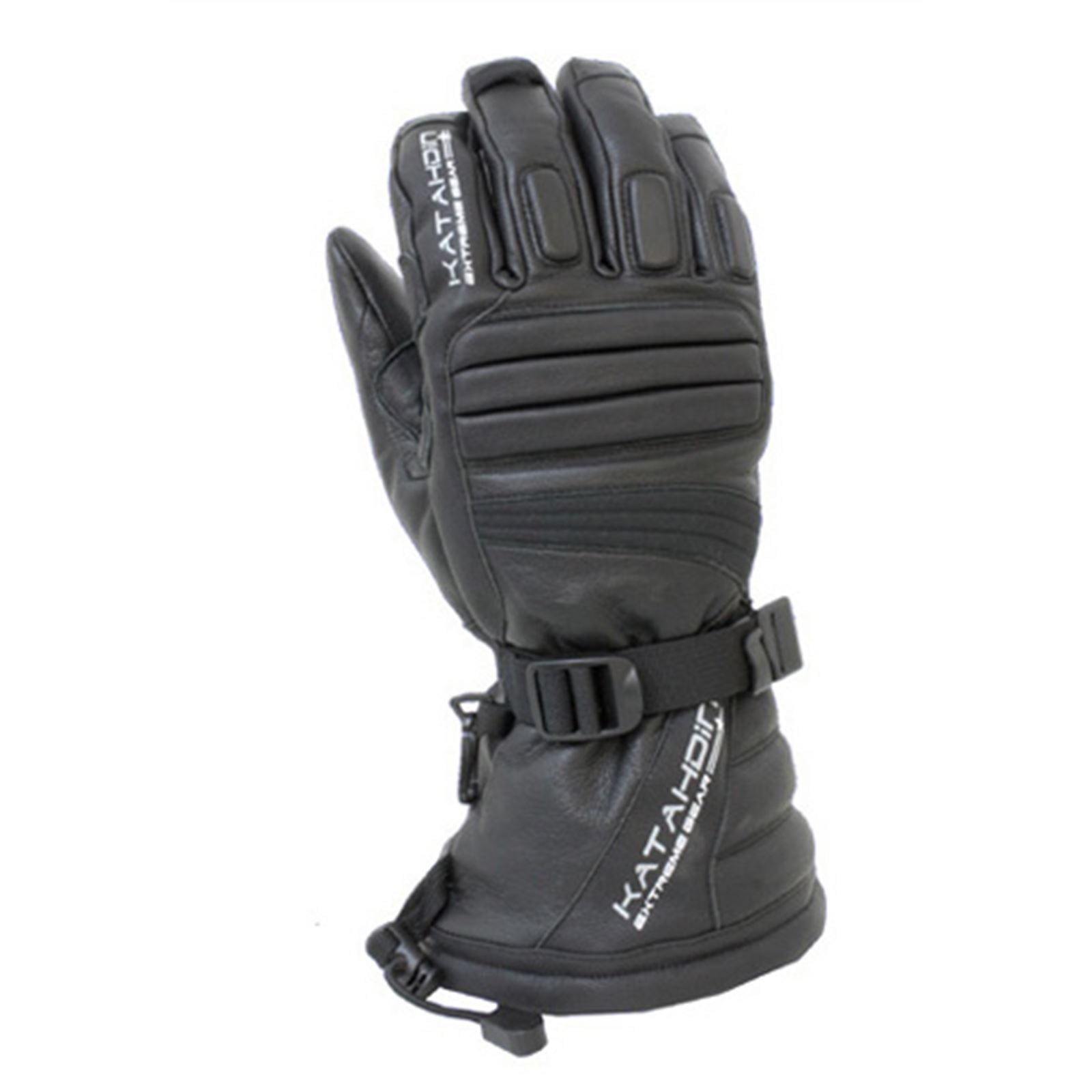 Katahdin Gear Torque Leather Snowmobile Gloves - Black_1088341