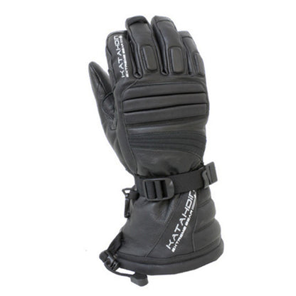 Gear Torque Leather Snowmobile Gloves - Black - 4XL_1088345