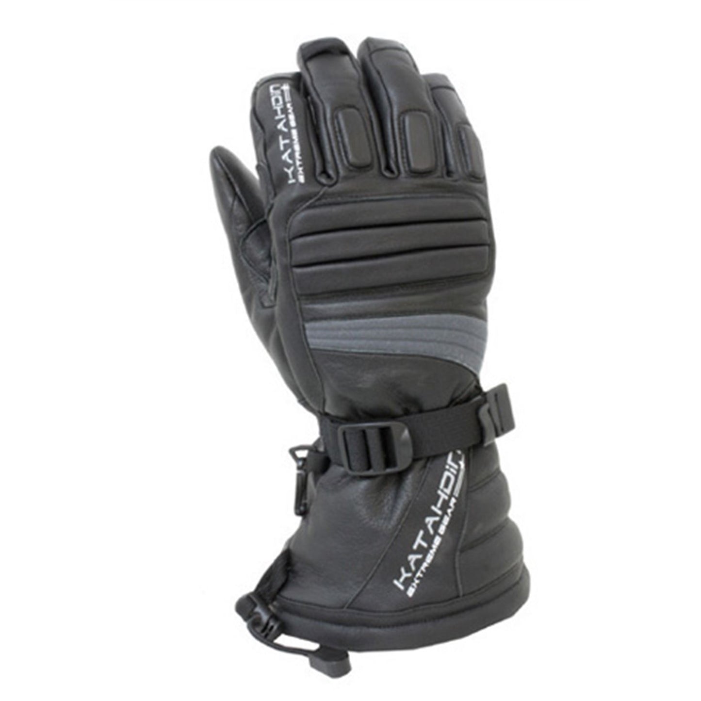 Gear Torque Leather Snowmobile Gloves - Grey - 2XL_1088349